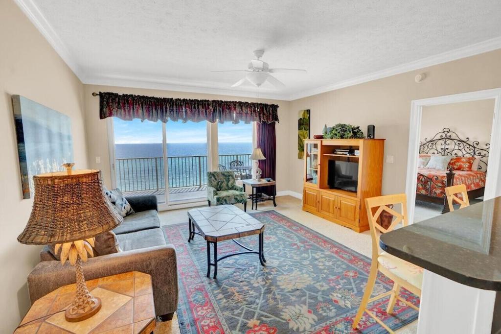 Treasure Island 707 - Gulf Front, Sunset Views, Heated Resort Pool & Hot Tub! Panama City Beach Exterior foto