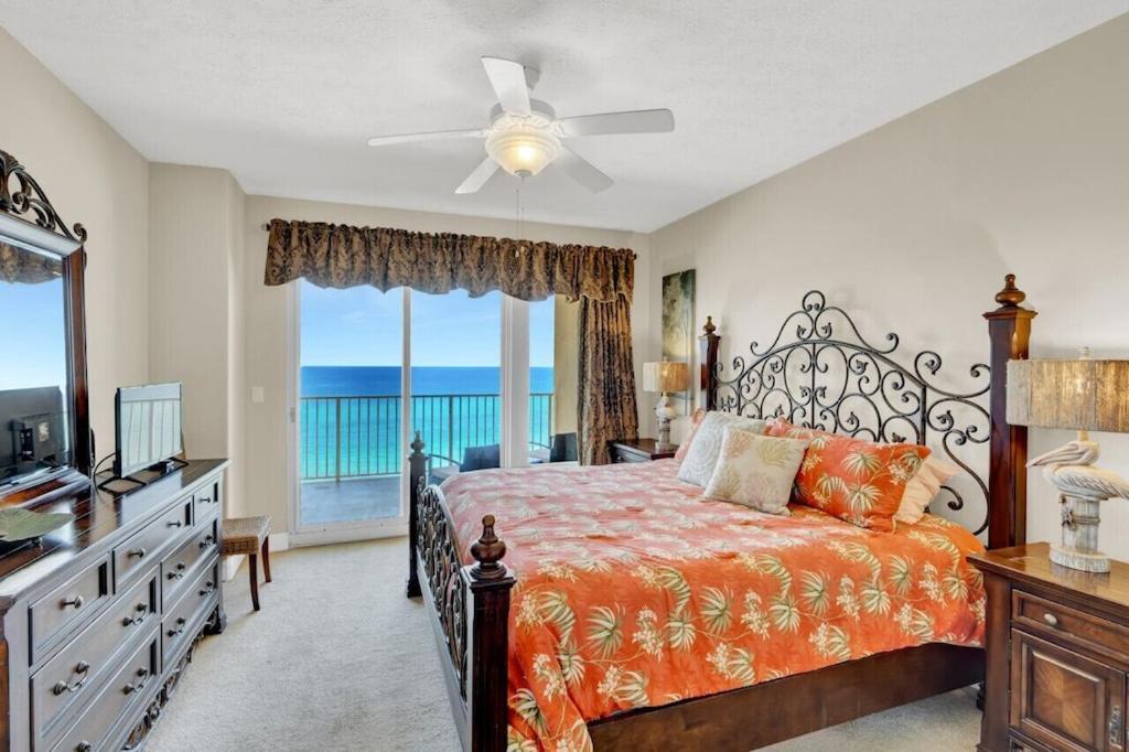 Treasure Island 707 - Gulf Front, Sunset Views, Heated Resort Pool & Hot Tub! Panama City Beach Exterior foto