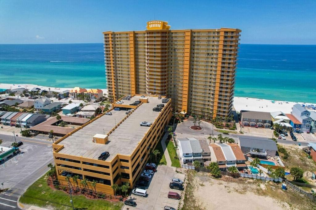Treasure Island 707 - Gulf Front, Sunset Views, Heated Resort Pool & Hot Tub! Panama City Beach Exterior foto